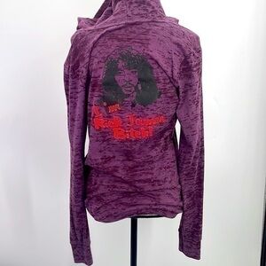 UEC Rick James long sleeve hooded t-shirt size large